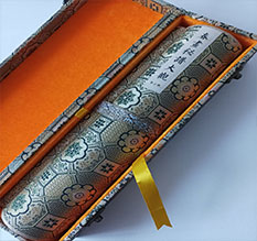 延安书画装裱案例